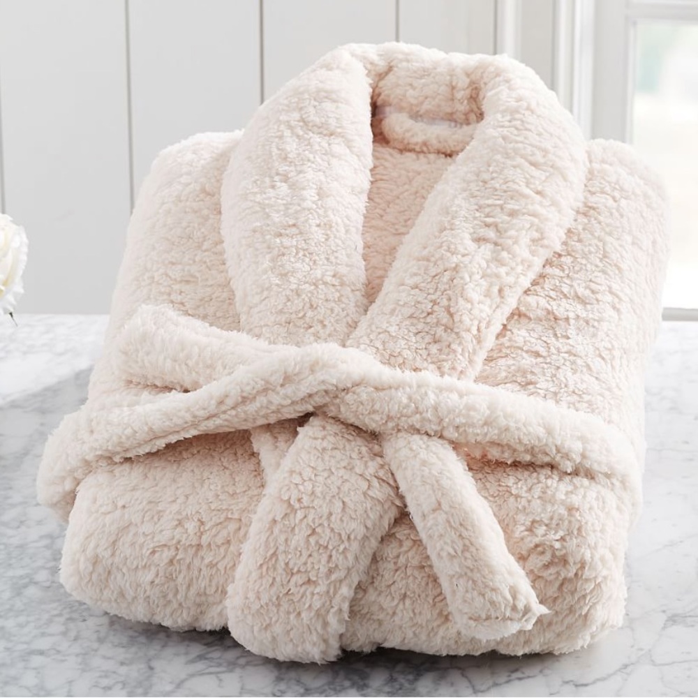 Pottery Barn Blush Robe